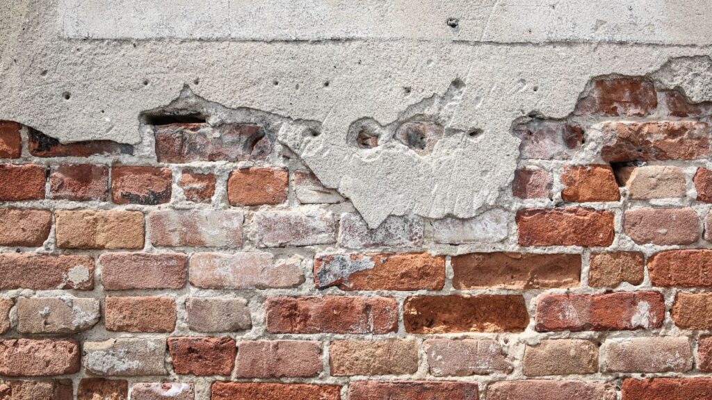 how to fix crumbling concrete wall